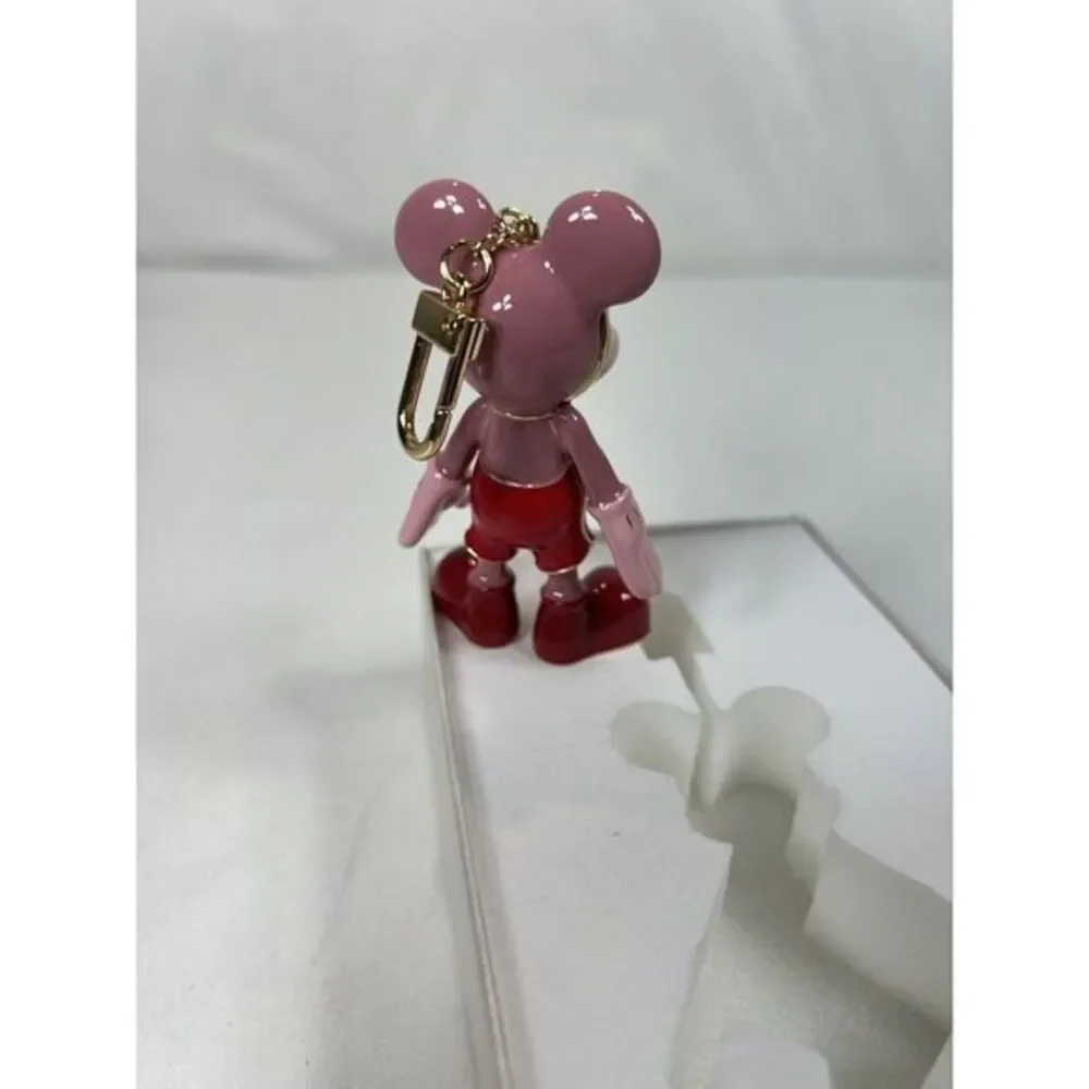 BAUBLEBAR x Disney Mickey Mouse‎ Bag Charm Fob Key Chain Red & Pink Acrylic